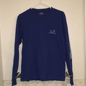 Vineyard Vines youth whale tee in blue L / 16